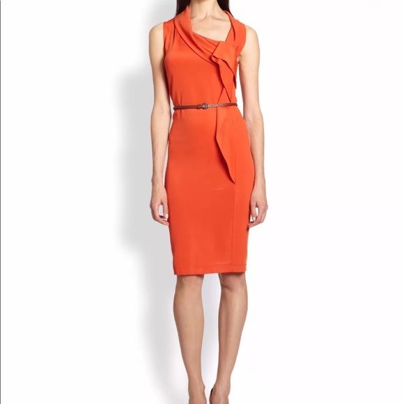 max mara orange dress
